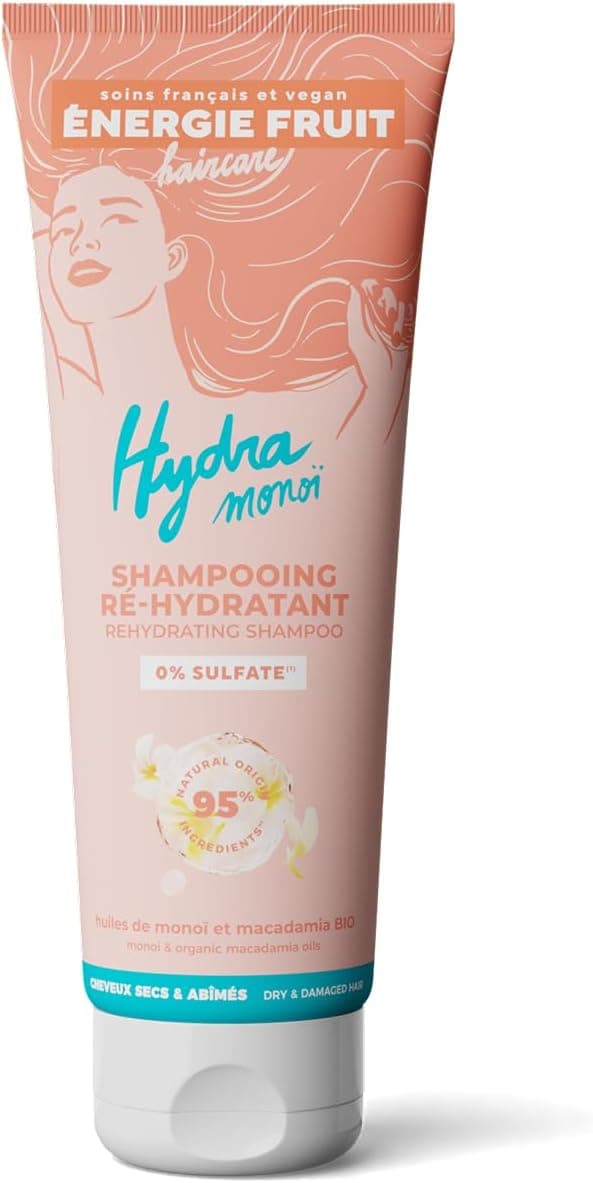 Energie Fruit Shampooing Monoi et Huile de Macadamia Bio 250ml Vegan - 1