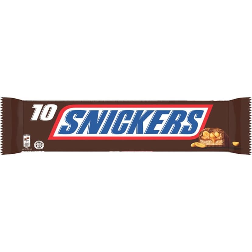 SNICKERS - Barre Chocolat au Lait, Cacahuètes & Caramel -… - 1