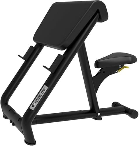 Fitness Tech Scott Banc prédicateur pour biceps, acier ov…