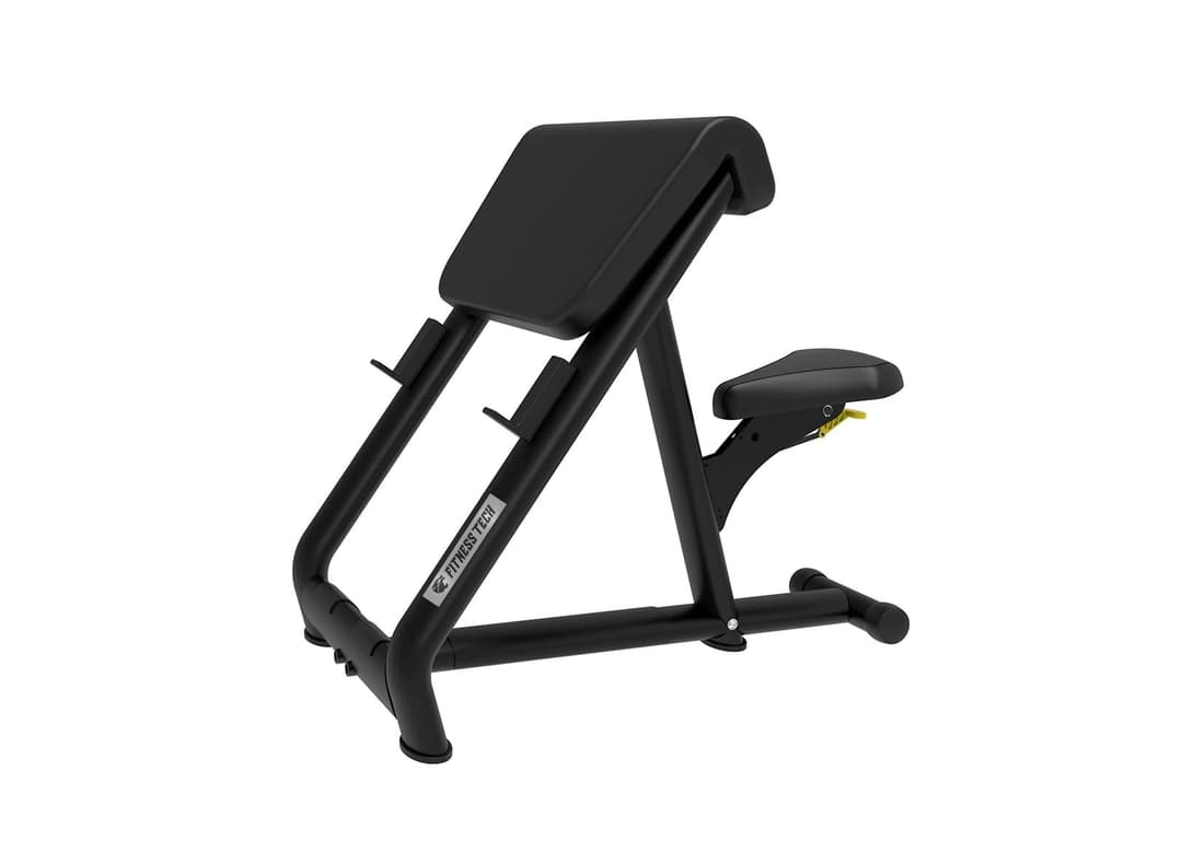 Fitness Tech Scott Banc prédicateur pour biceps, acier ov…
