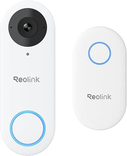 Reolink 5MP Video Doorbell PoE Camera with Chime, 3:4 Head-to-Toe View, 2-Way Audio, Person/Package Detection, Outdoor Waterproof, Smart Alerts, Supports NVR (Wired, 2024