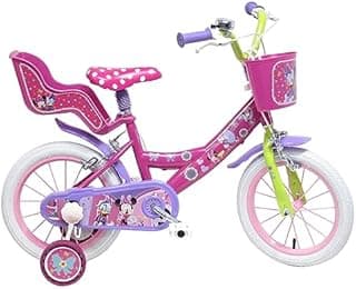 albri Fille de 14 Pouces, Vélo Disney Minnie Rose