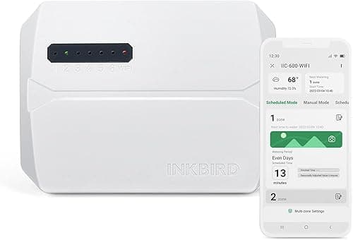 Inkbird Programmateur Arrosage WiFi 6 Voies, Minuterie Ir…
