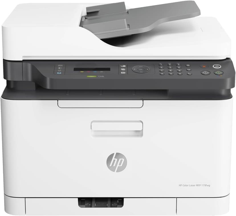 HP LaserJet 179fnw Colour Wireless Multifunction Printer with Fax | Self-healing Wi-Fi | Print from phone or tablet | Small, compact MFP – world's smallest in-class | Print speeds up to 19 ppm black - 1