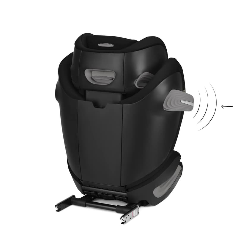 CYBEX Gold Siège Auto Solution S2 i-Fix, Pour les Voitures Avec et Sans ISOFIX, 100 - 150 cm, De 3 à 12 ans Environ (15 - 50 Kg), Moon Black - 8