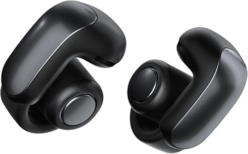 Bose Ultra Open Bluetooth Earbuds with OpenAudio Technology, Open Ear Wireless Earbuds, Up to 48 Hours of Battery Life, Black