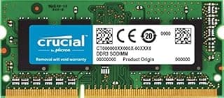 Crucial RAM CT102464BF160B DDR3 1600 MHz CL11 Laptop Memo…