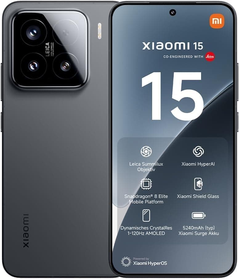 XIAOMI 15 Smartphone 12+256GB nm Process, Performance Tra…