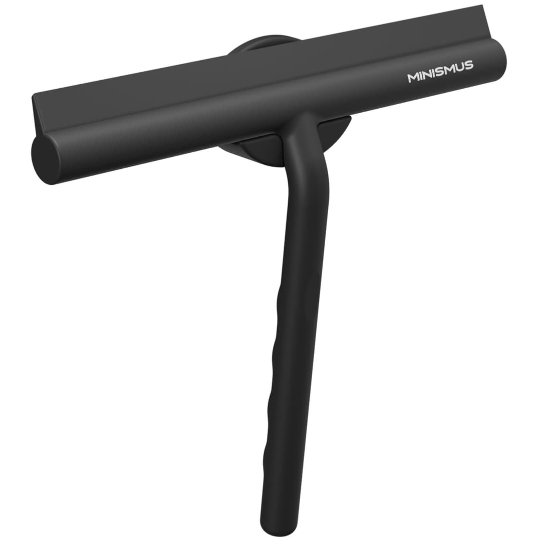 MINISMUS Shower Squeegee with Magnetic Hook, Silicone Scr…
