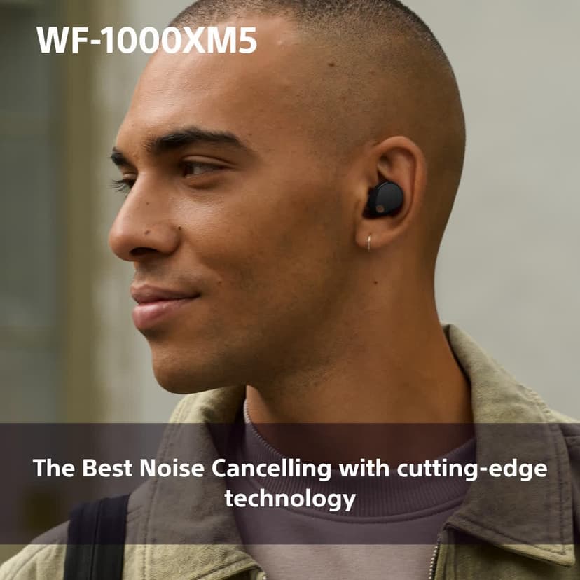 Sony WF-1000XM5 Wireless Noise Cancelling Earbuds, Bluetooth, In-ear Headphones, Mic, Up to 24 Hours Battery Life, Quick Charge, IPX4, iOS & Android Compatible - Black - 4