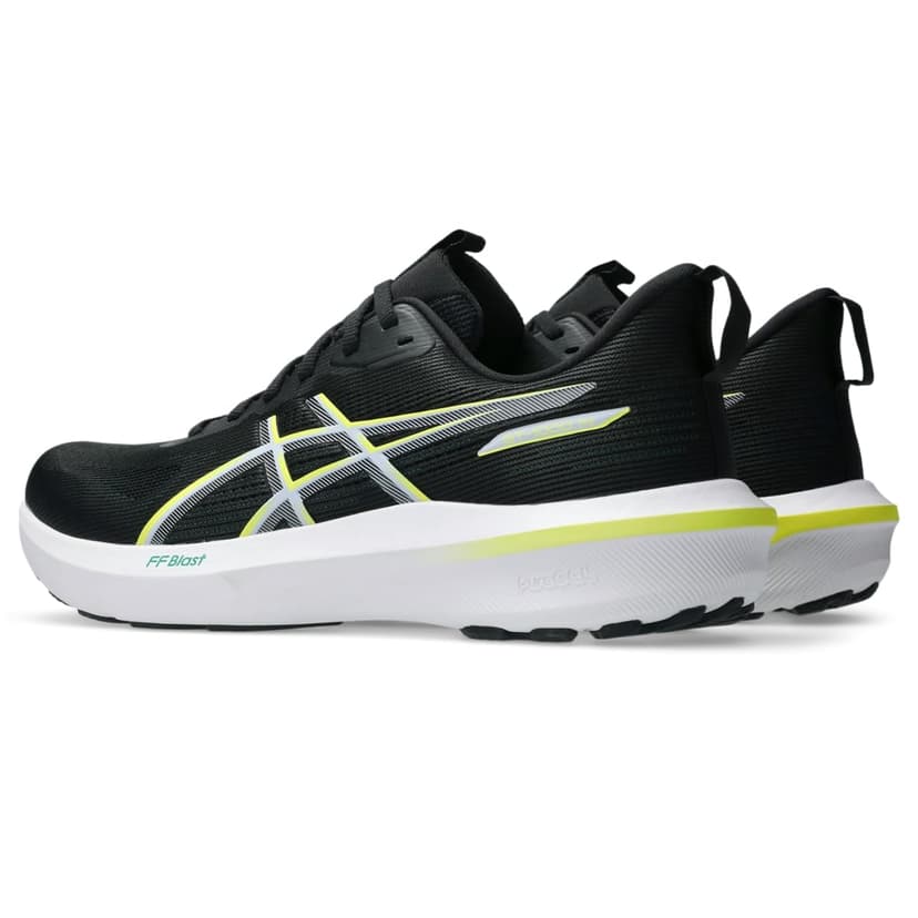 ASICS Men's GT-1000 14 Running Shoes, Black/Citron, 7 UK - 3