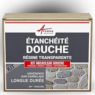 Arcane Industries Transparent Waterproofing Kit for Bathroom or Shower with Tiles - 2 m² - 1