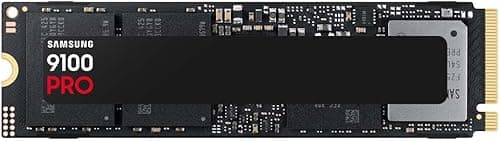 Samsung Memory MZ-VAP2T0BW 9100 PRO 2TB Internal SSD, PCIe 5.0 x4, NVMe 2.0, SSD Designed for Pros & Gamers, Compatible with PC & Laptops, 5 Year Limited Warranty (UK Version)