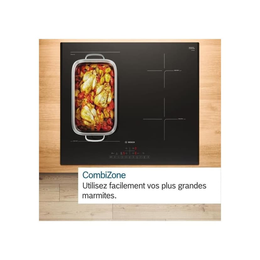 Bosch PVS611BB6E Series 4 - Induction Hob - 60 cm - Power 6900 W - Black - 2