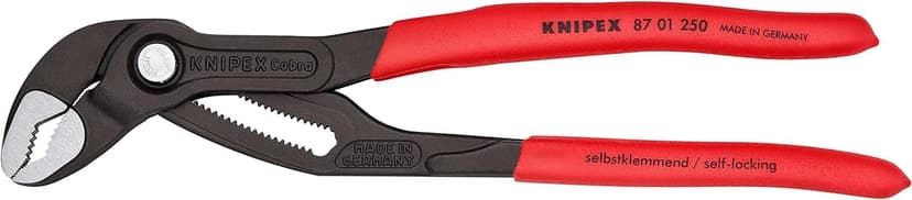 KNIPEX Cobra High-Tech Water Pump Pliers Self-Service Card with Non-Slip Plastic Coating 250 mm, 87 01 250 SB - 3