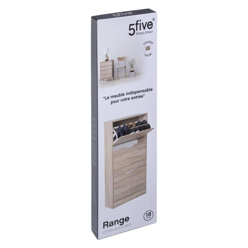 5 five simply smart 3 Drawer Shoe Storage Unit Natural Oak Effect - 3