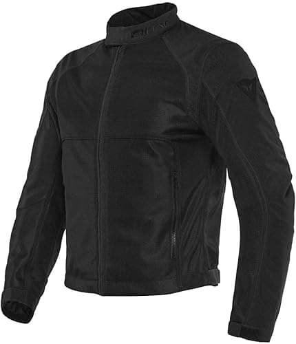 Dainese Sevilla Air Tex Jacket, Veste Moto Été, Homme, Noir/Noir, 50