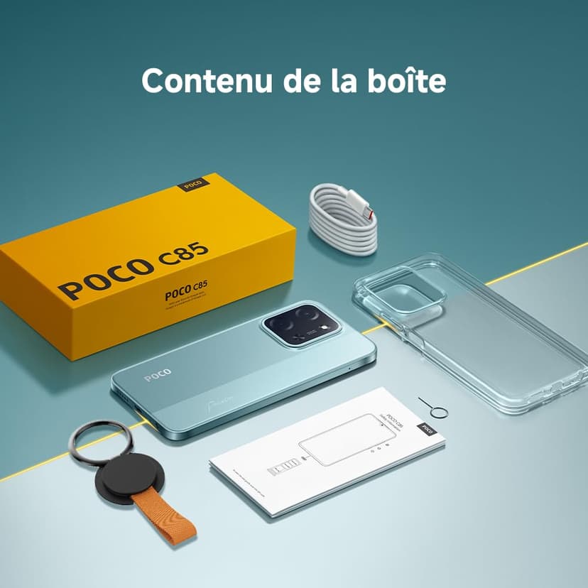 POCO C85 8+256 Black (No power adapter included) - 5
