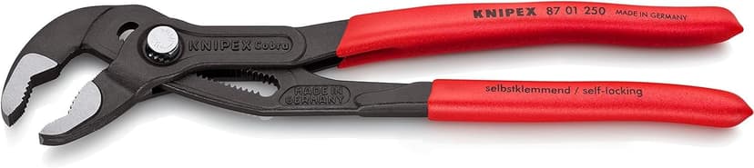 KNIPEX Cobra High-Tech Water Pump Pliers Self-Service Card with Non-Slip Plastic Coating 250 mm, 87 01 250 SB - 2