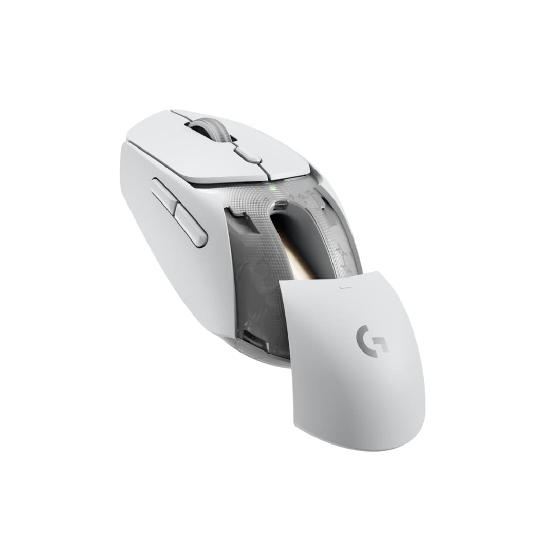 Logitech G309 LIGHTSPEED Wireless Gaming Mouse, Lightweight, LIGHTFORCE Hybrid Switches, HERO 25K Sensor, 300+ Hour Battery Life With AA Battery, 6 Programmable Buttons, PC & Mac - White