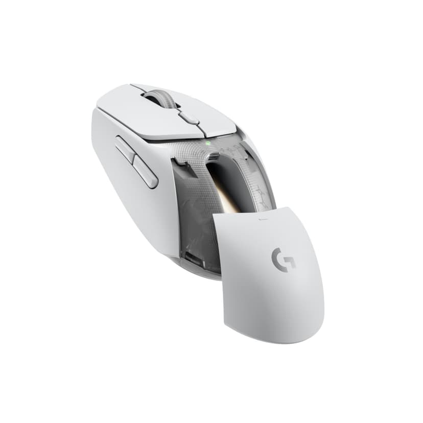 Logitech G309 LIGHTSPEED Wireless Gaming Mouse, Lightweight, LIGHTFORCE Hybrid Switches, HERO 25K Sensor, 300+ Hour Battery Life With AA Battery, 6 Programmable Buttons, PC & Mac - White - 3