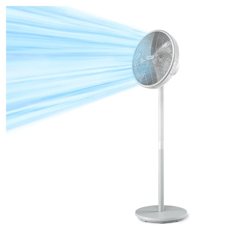 Philips Pedestal Fan Series 2000. Powerful & Ultra-Quiet with SilentWings Technology. 19 dB. 2-in-1 Table & Standing Fan. Adjustable Tilt & Oscillation. 12h timer. White. (CX2550/00) - 8