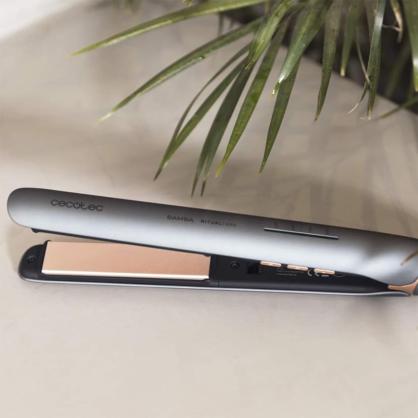 Cecotec Bamba RitualCare 880 HidraProtect Hair Straightener, Black, 48 W, Keratin Coating and Argan Oil, Pro Ionizer Technology. Temperature Adjustable Between 160ºC and 220ºC. - 4