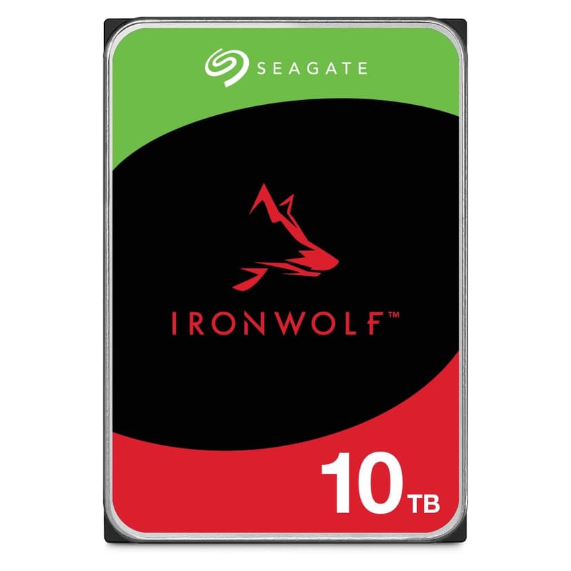 Seagate 10 TB IronWolf NAS 3.5 Inch Hard Drive ST10000VN0008 (SATA 6 Gb/s/256 MB/7200 RPM) - 1