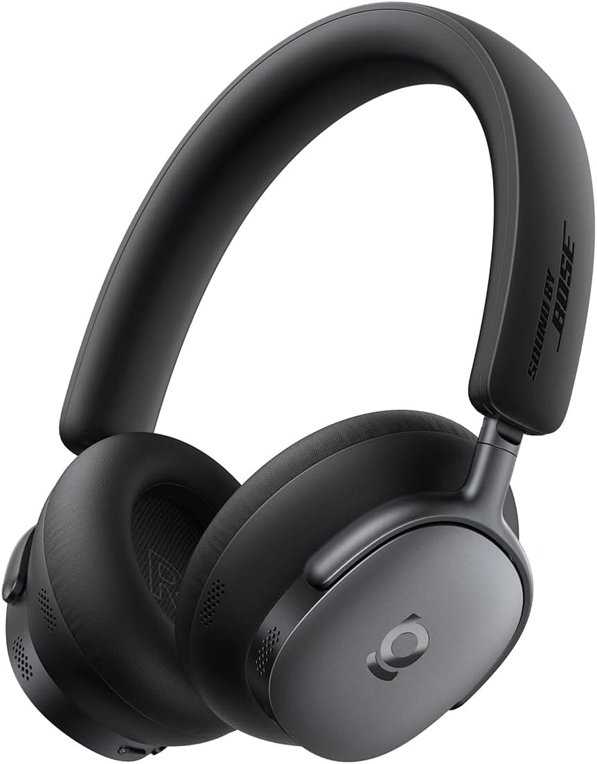 Baseus Inspire XH1 Noise Cancelling Wireless Bluetooth Headphones, Sound by Bose, Cloudy Comfort, Dolby Audio & Hi-Res for Incredibly Dynamic Sound, 100H Battery Life, 5-Mic, Bluetooth 6.1