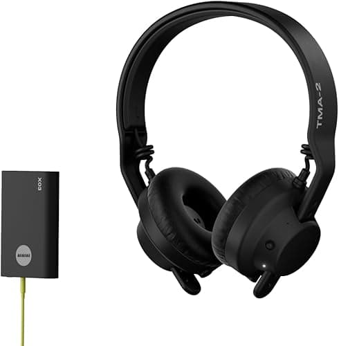 AIAIAI TMA-2 DJ Wireless - Professional DJ Headphones with Ultra-low Latency Wireless Audio, 20+ Hours of Playback, Durable Lightweight Design, High Isolation Ear Pads and Added Bluetooth.