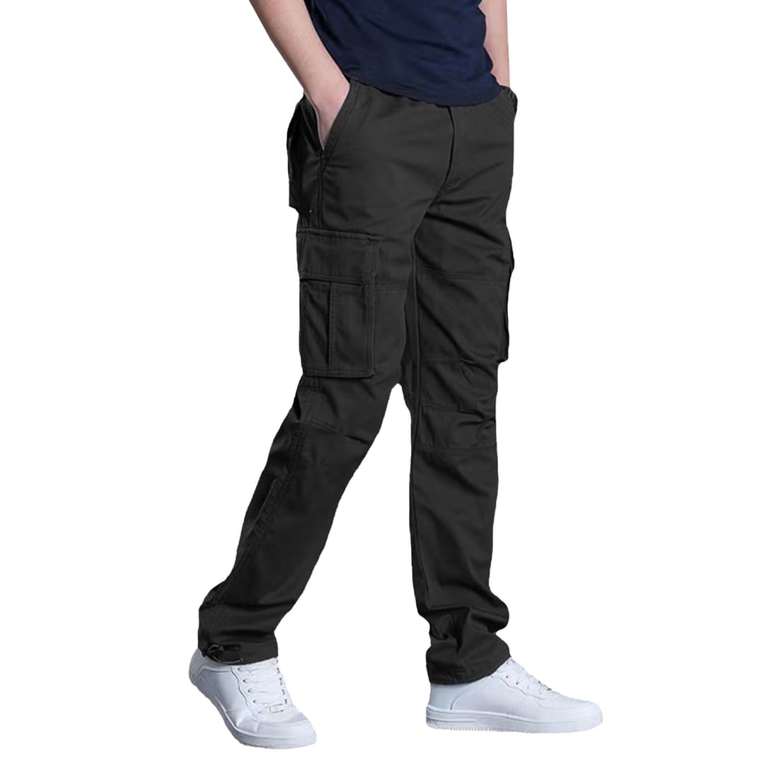 LBL Men's Summer Lightweight Cotton Breathable Multi Pock…