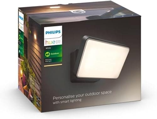 Philips Hue White Welcome Outdoor Projector - Black, Works with Alexa, Google Assistant and Apple Homekit