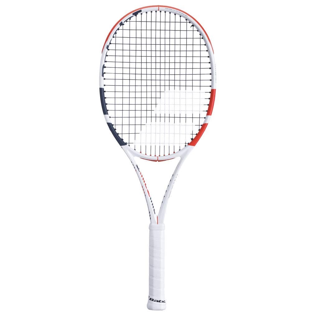 BABOLAT Pure Strike 100 U NC Racket, Adults Unisex, Blanc Rouge Noir (White), 2