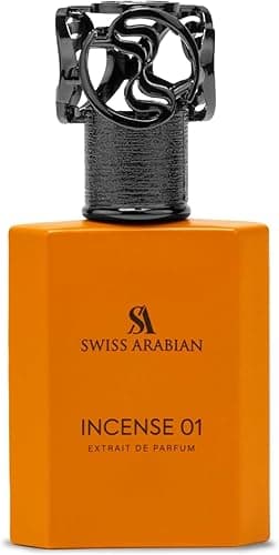 Swiss Arabian Incense 01 Eau De Parfum, 50ml, Woody Oriental Fragrance with Incense, Juniper and Vanilla Notes