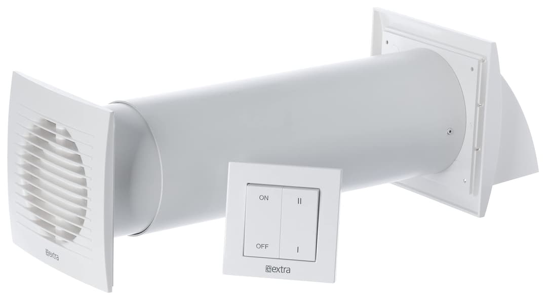 Steinberg14 Unite de VMC Décentralisée 100 mm - Blanc Réc…