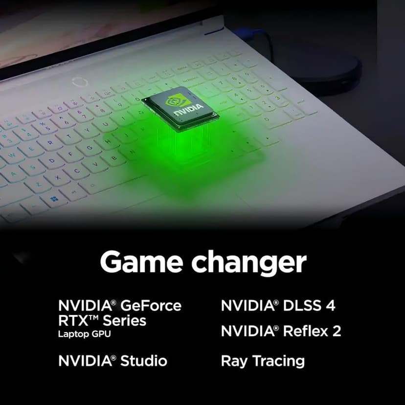 Lenovo Legion 7i Gaming Laptop, 16" 2.5K 165Hz OLED 1ms Display, NVIDIA RTX 5060, Intel Core Ultra 7 255HX, 32 GB DDR5 5600MT/s, 1 TB SSD, Wi-Fi 7, Backlit Keyboard, Windows 11 Pro, Glacier White - 4