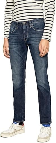 Pepe Jeans Men's Cash Jeans, Blue (Denim-z45), 36W / 34L
