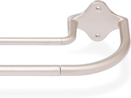 Amazon Basics Extendable Double Window Curtain Pole for E…