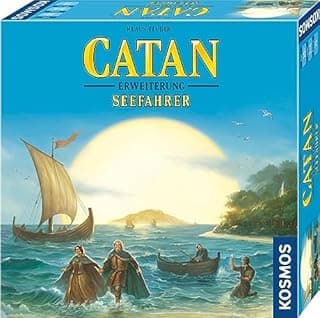 Kosmos 682705 CATAN - Seefahrer, Erweiterung zu CATAN - Das Spiel, Brettspiel für 3-4 Personen ab 10 Jahre, Familienspiel, nur spielbar mit dem Basisspiel, Strategiespiel, Siedler von Catan
