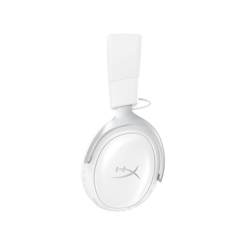 HyperX Cloud III S, Casque Gaming sans Fil, Bluetooth/2,4 GHz, PC/PS5/Xbox, jusqu'à 200h de Batterie, transducteurs 53 mm, DTS, Micro 10 mm, Blanc - 9