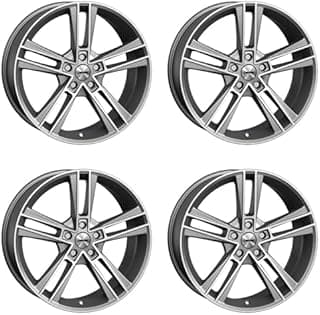 4x Jantes en aluminium AUTEC RIAS 8.5x20 ET40 5x120 Titansilber matt poliert - 1