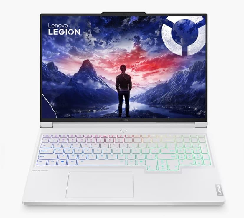 Lenovo Legion 7i Gen 10, AI Gaming Laptop, Intel Ultra 9 275HX, 16" OLED 2.6K (2560x1600) 240Hz 500 nits, 32 GB DDR5, 2 TB SSD, NVIDIA RTX 5070, 5MP Camera E Shutter, Wi-Fi 7, Win 11 - Glacier White - 1