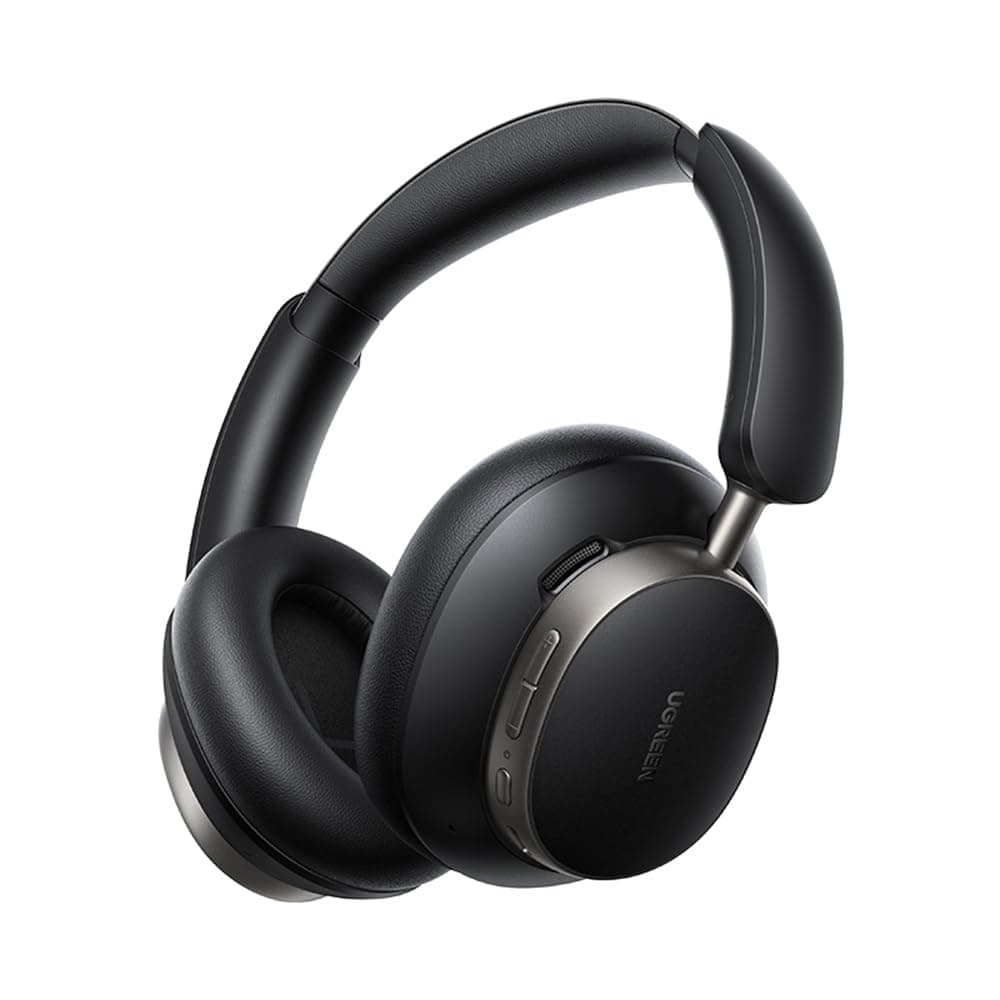 UGREEN Studio Pro Headphone Wireless Active Noise Cancelling Bluetooth 6.0 Over-ear Earphone with Hi-res LDAC,Hybrid ANC,5 Mic,Clear Call,120H Playtime,Spatial Audio,EQ in App,Dual Link,Music Sharing