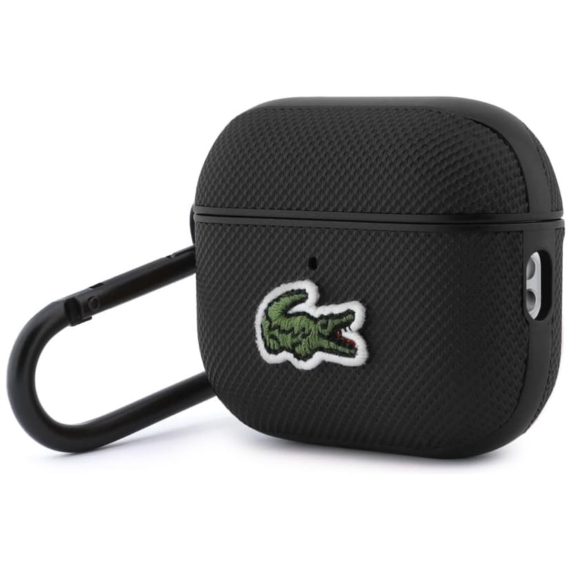 CG Mobile Lacoste Petit Pique Crocodile Logo Case for AirPods Pro 3 (Black) - 3