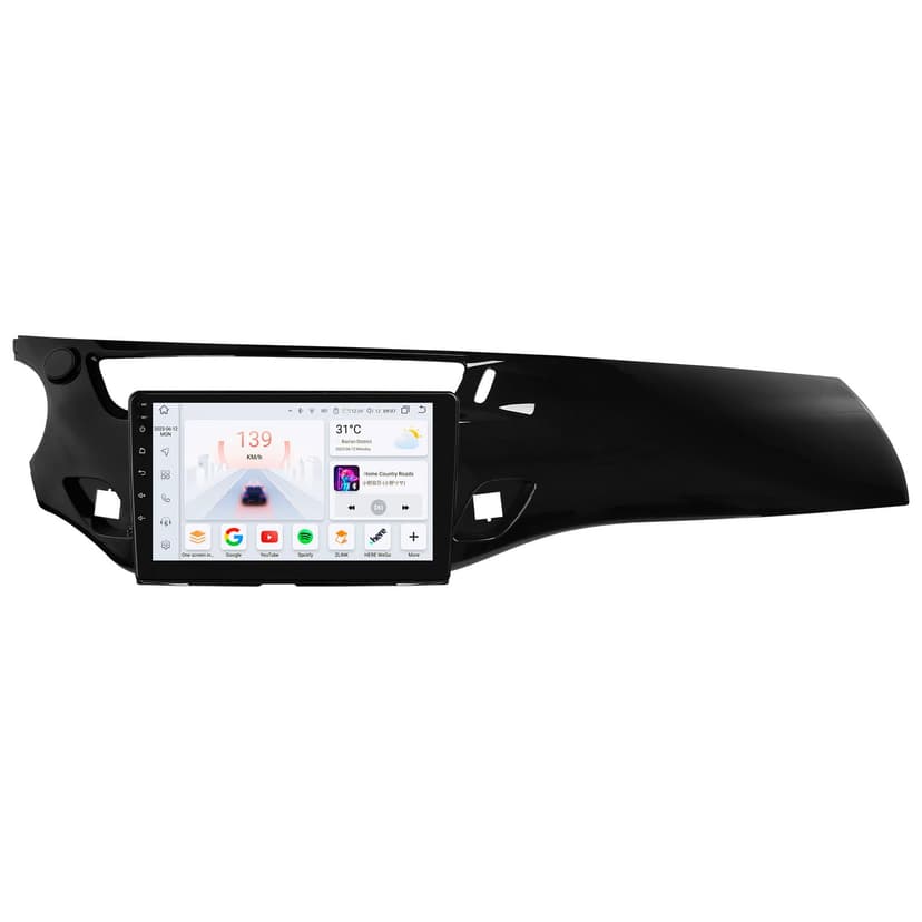 Autoradio Android 13 pour Citroën C3 DS3 2010-2016, 8 cœurs 4G + 32 Go Navi Support autoradio sans Fil Carplay/Android Auto Bluetooth Dab WiFi 4G Lien Miroir caméra arrière/Avant (Noir) - 1