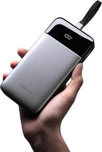 CUKTECH 25000mAh 100W Batterie Externe avec Câbles USB-C …