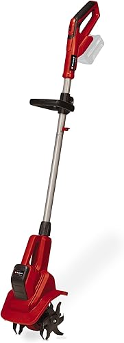 Einhell Cordless Garden Rotavator 18V Power X-Change, Powerful Soil Cultivator, 20cm Working Width, 15cm Working Depth, Without Battery GE-CR 18/20 Li E Solo Tiller