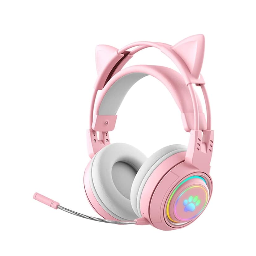 RGB Cat Ear Headphones,Bluetooth 5.3 Stereo Gaming Headse… - 1