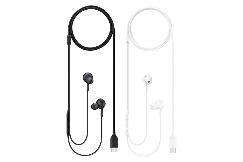 Samsung EO-IC100 In-Ear Headphones with USB Type-C and Low-Tangle Fabric Cable - Sound by AKG - White - 8