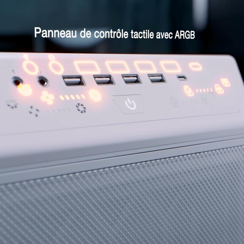 be quiet! Dark Base Pro 901 White PC case, maximum airflow, 3x Silent Wings 4 PWM fans, virtually inaudible operation, flexible motherboard tray for an inverted layout, ARGB lighting, BGW51 - 5